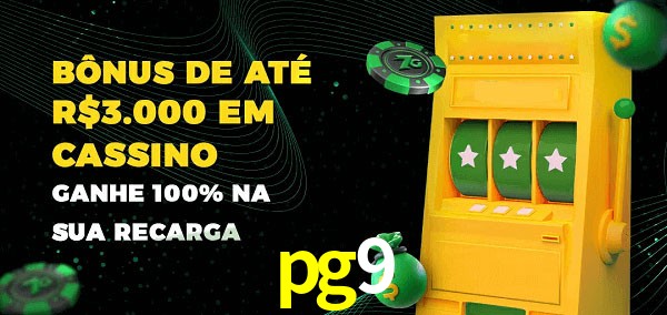 pg9 melhor bônus de depósito