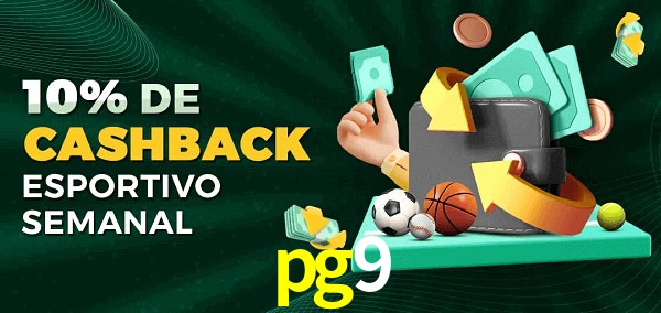 10% de bônus de cashback na pg9